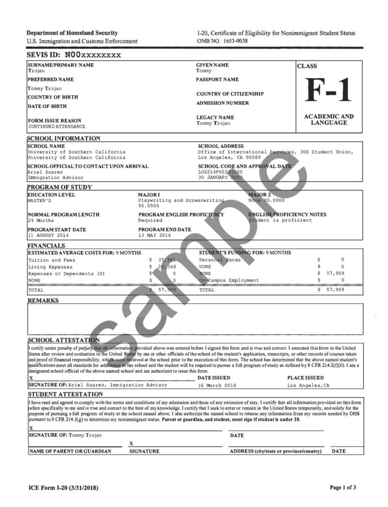 دریافت فرم I-20 برای پذیرش تحصیلی در دانشگاه‌های آمریکا: نقش و اهمیت دفتر کانادا